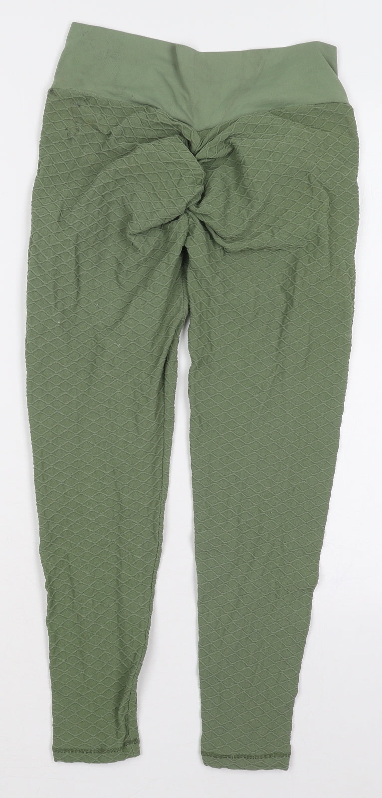Preworn Womens Green  Nylon Carrot Leggings Size 28 in L25 in