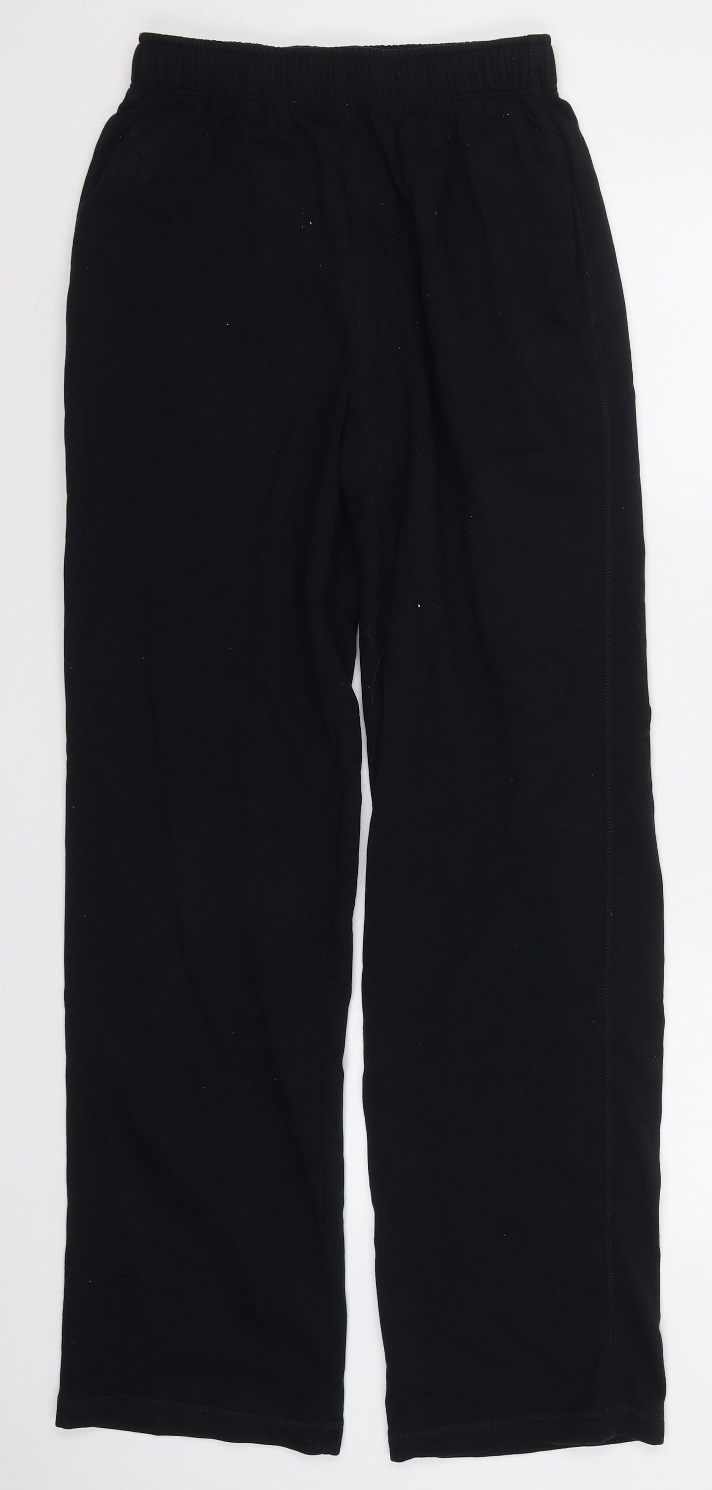 Marks and Spencer Mens Blue  Cotton Sweatpants Trousers Size 28 L32 in Regular