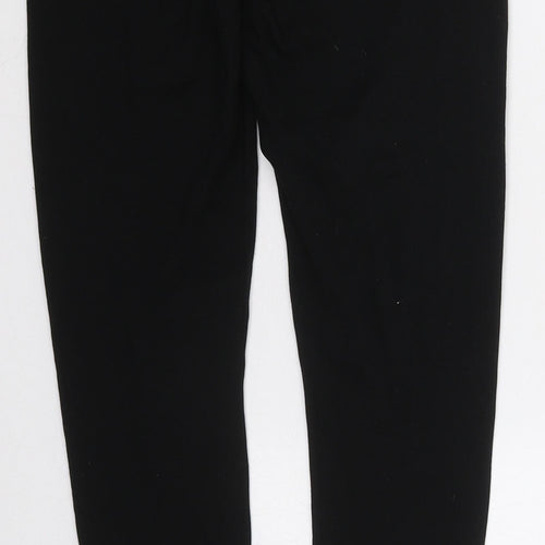 H&M Womens Black  Cotton Carrot Leggings Size S L26 in