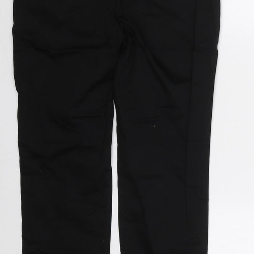 Dunnes Womens Black  Cotton Trousers  Size 10 L27 in Regular