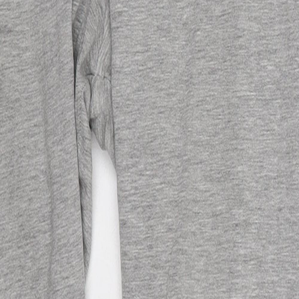 H&M Womens Grey  Cotton Carrot Leggings Size M L27 in