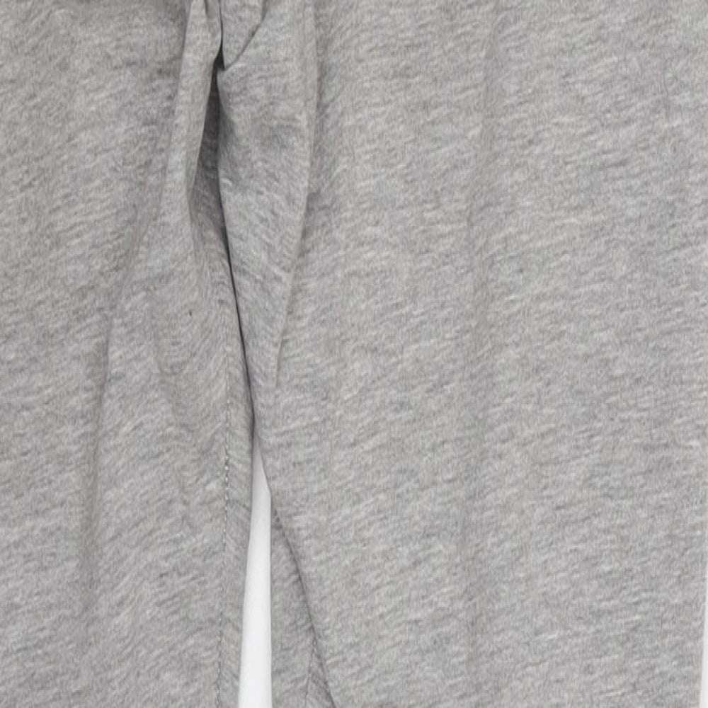 H&M Womens Grey  Cotton Carrot Leggings Size M L27 in