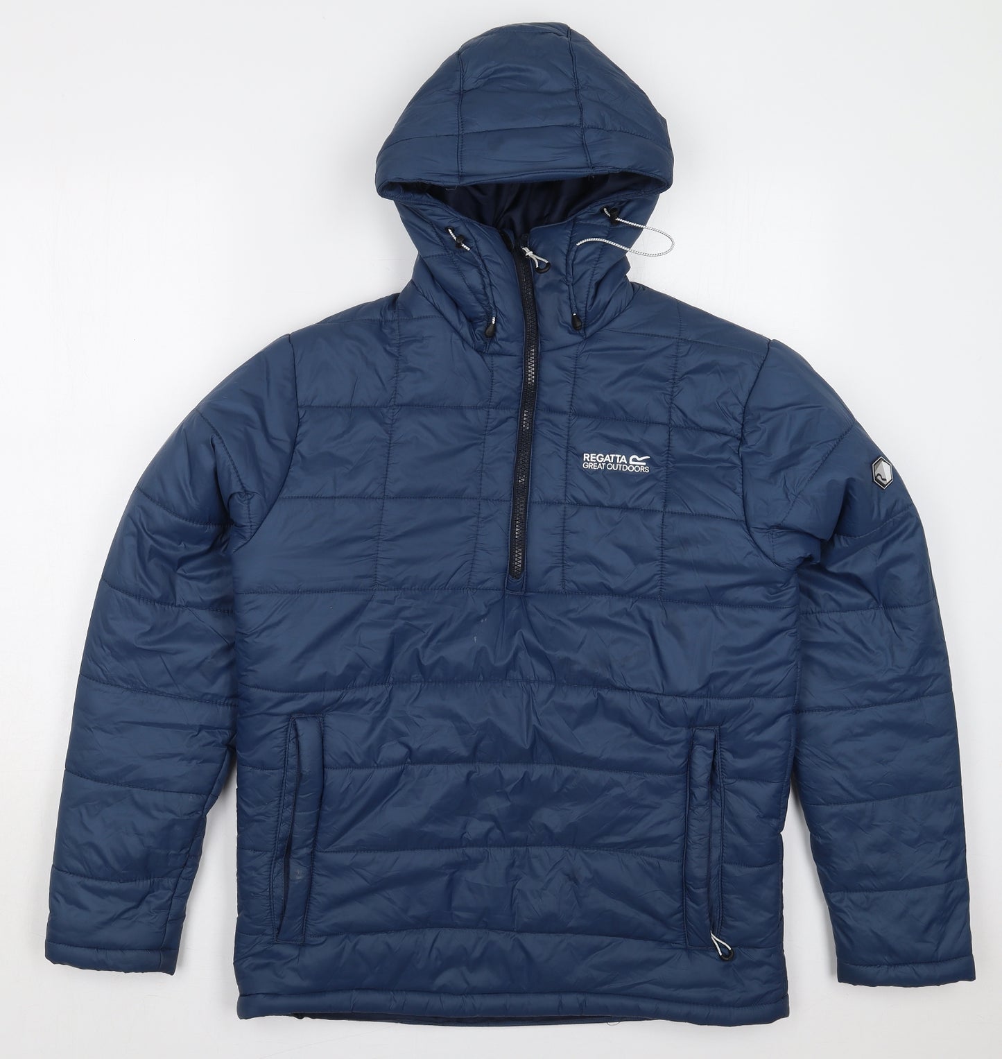 Regatta Mens Blue   Quilted Coat Size S  Zip