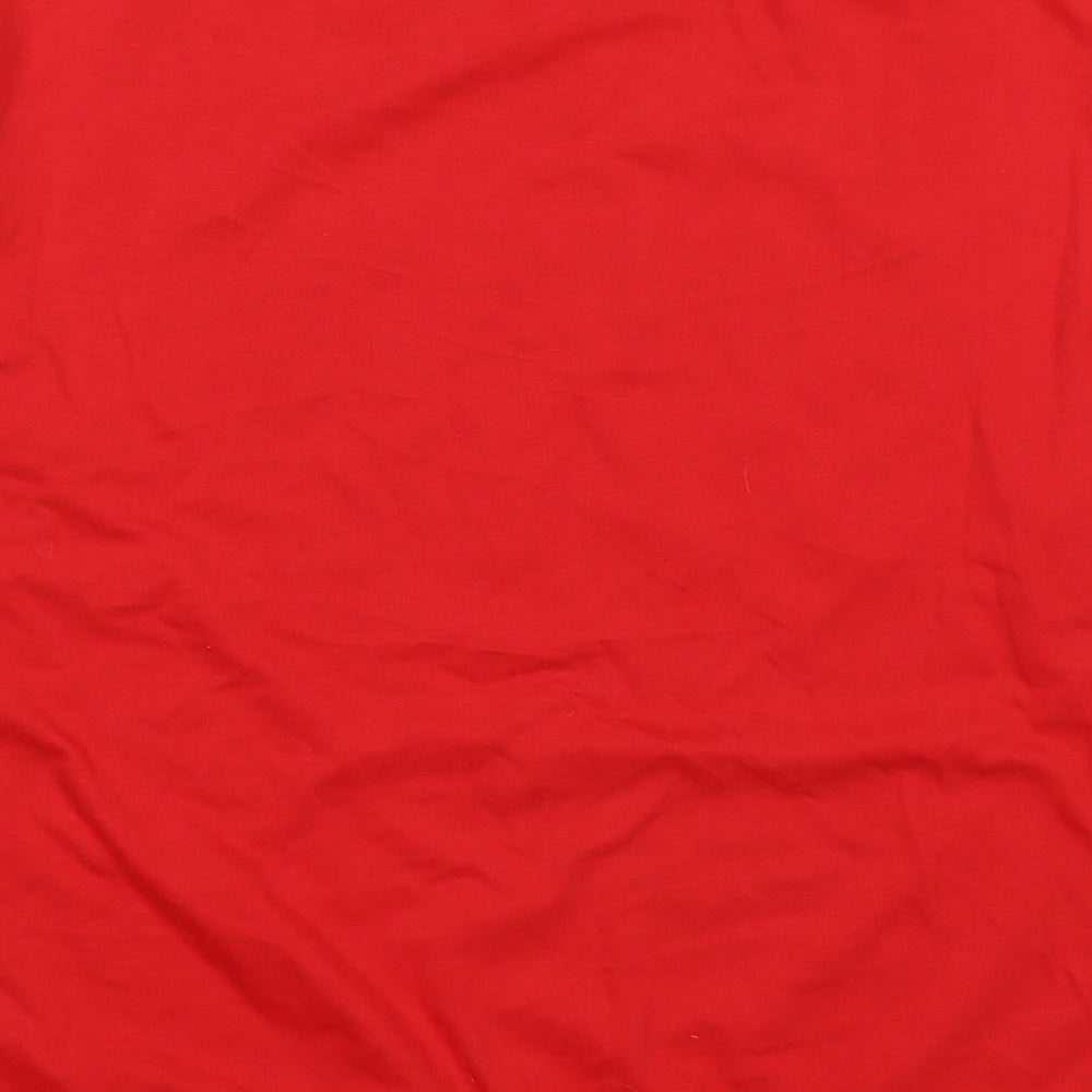 Dunnes Womens Red  Cotton Pullover Sweatshirt Size S  Pullover - Santa's List Christmas