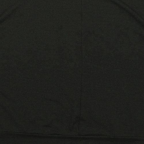 Apricot Womens Green  Viscose Basic T-Shirt Size L Boat Neck