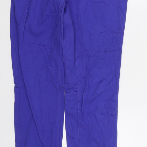 H&M Womens Blue  Cotton Jegging Jeans Size 8 L30 in Regular Zip