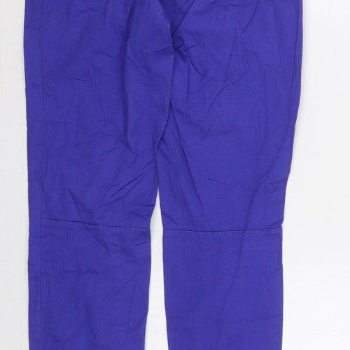 H&M Womens Blue  Cotton Jegging Jeans Size 8 L30 in Regular Zip