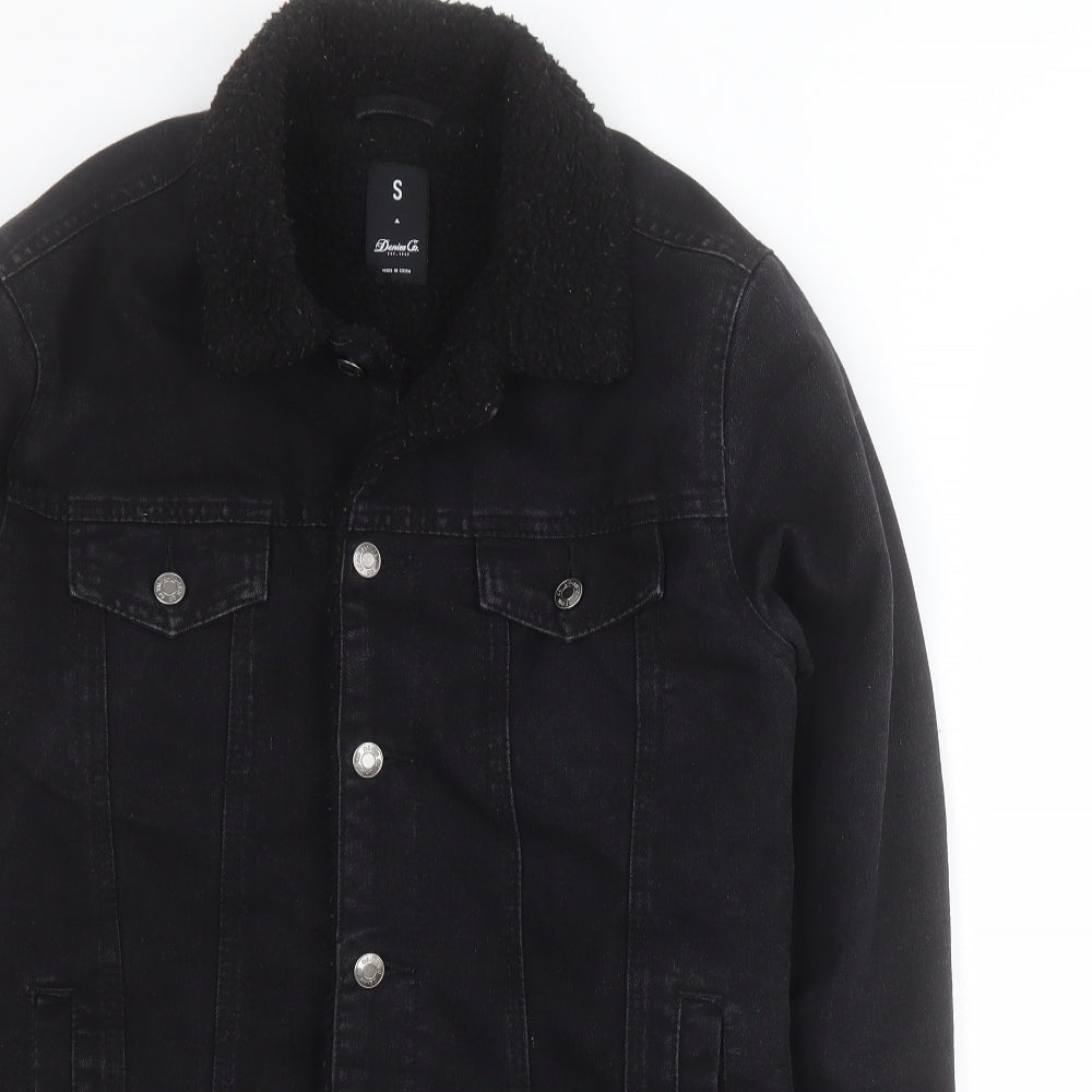 Primark Mens Black   Jacket  Size S  Button