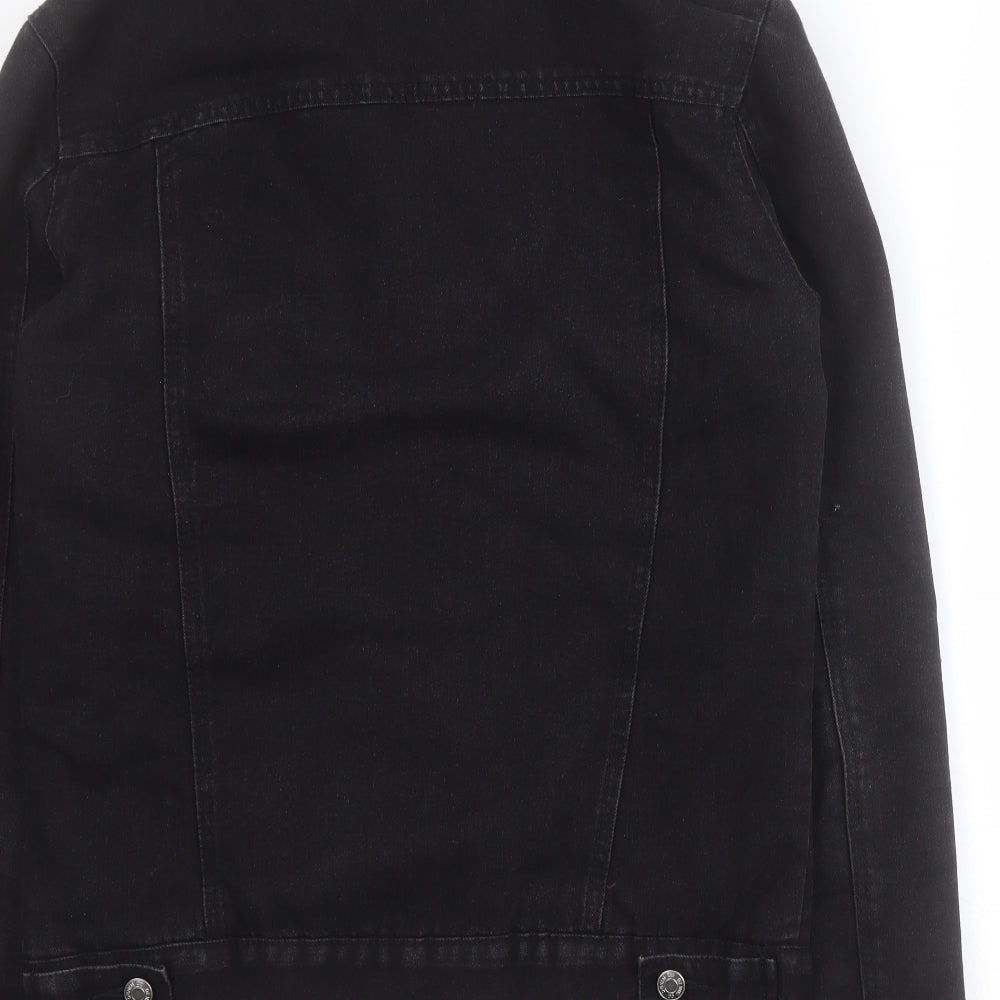 Primark Mens Black   Jacket  Size S  Button