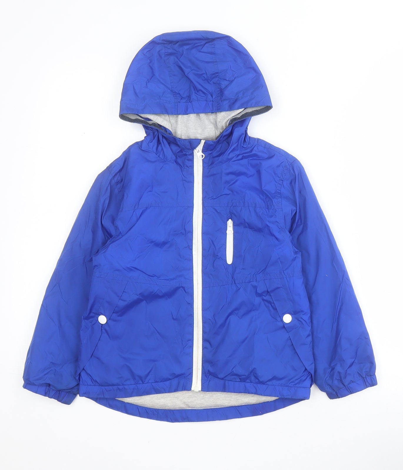 Dunnes Boys Blue   Rain Coat Coat Size 7 Years  Zip