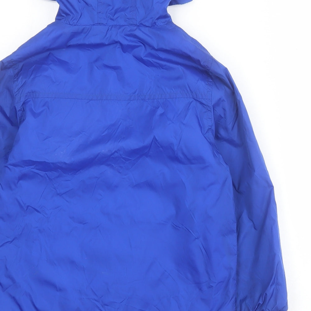 Dunnes Boys Blue   Rain Coat Coat Size 7 Years  Zip