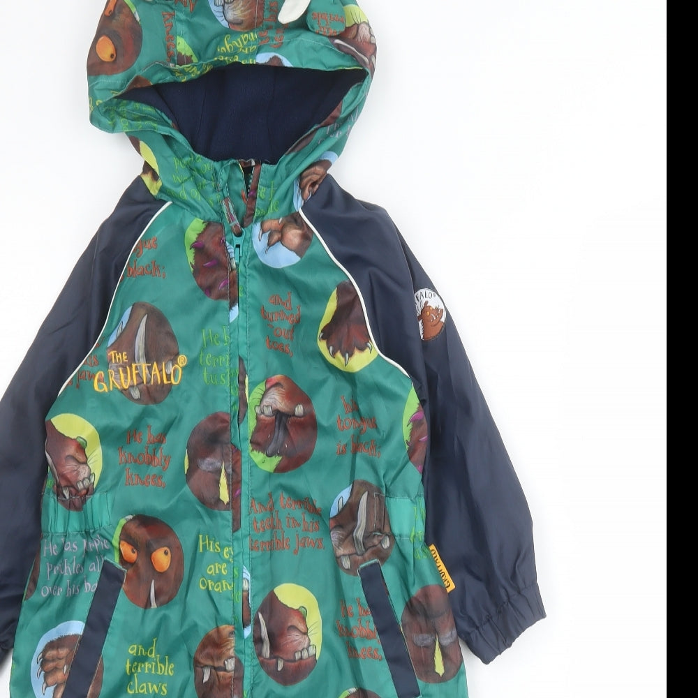 TU Baby Green   Jacket Snowsuit Size 18-24 Months   Zip - The Gruffalo