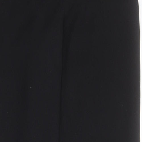 Evie Womens Black  Polyester Carrot Trousers Size 8 L31 in Regular Zip