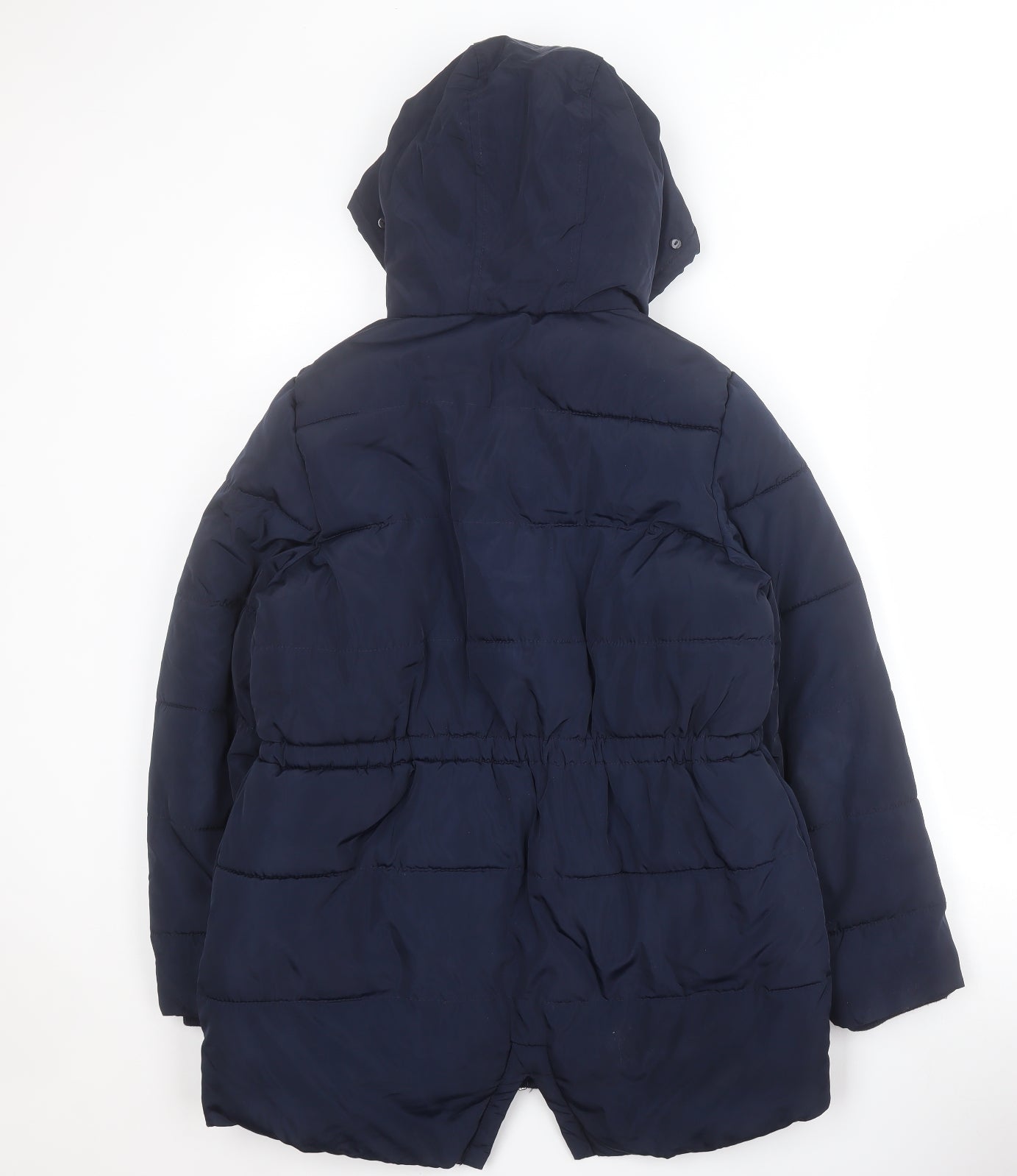 Matalan Girls Blue   Puffer Jacket Blazer Size 12 Years  Zip