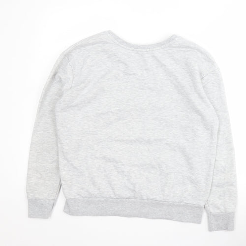 Primark Womens Grey  Polyester Pullover Hoodie Size 10  Pullover