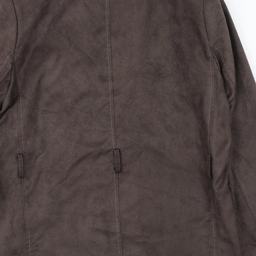 Bonmarché Womens Grey   Jacket Coat Size S  Zip
