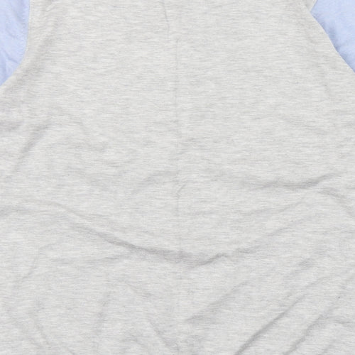 M&Co Womens Blue Round Neck  Viscose Pullover Jumper Size M