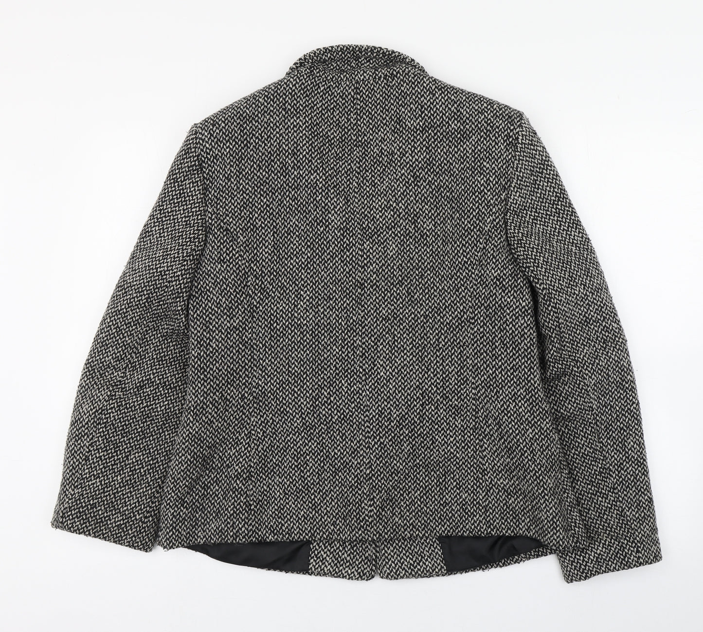BHS Womens Black   Jacket Blazer Size 12  Button