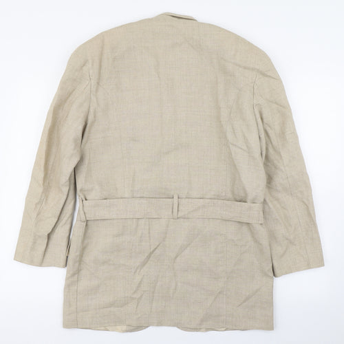 Next Too Womens Beige   Trench Coat Coat Size 12  Button