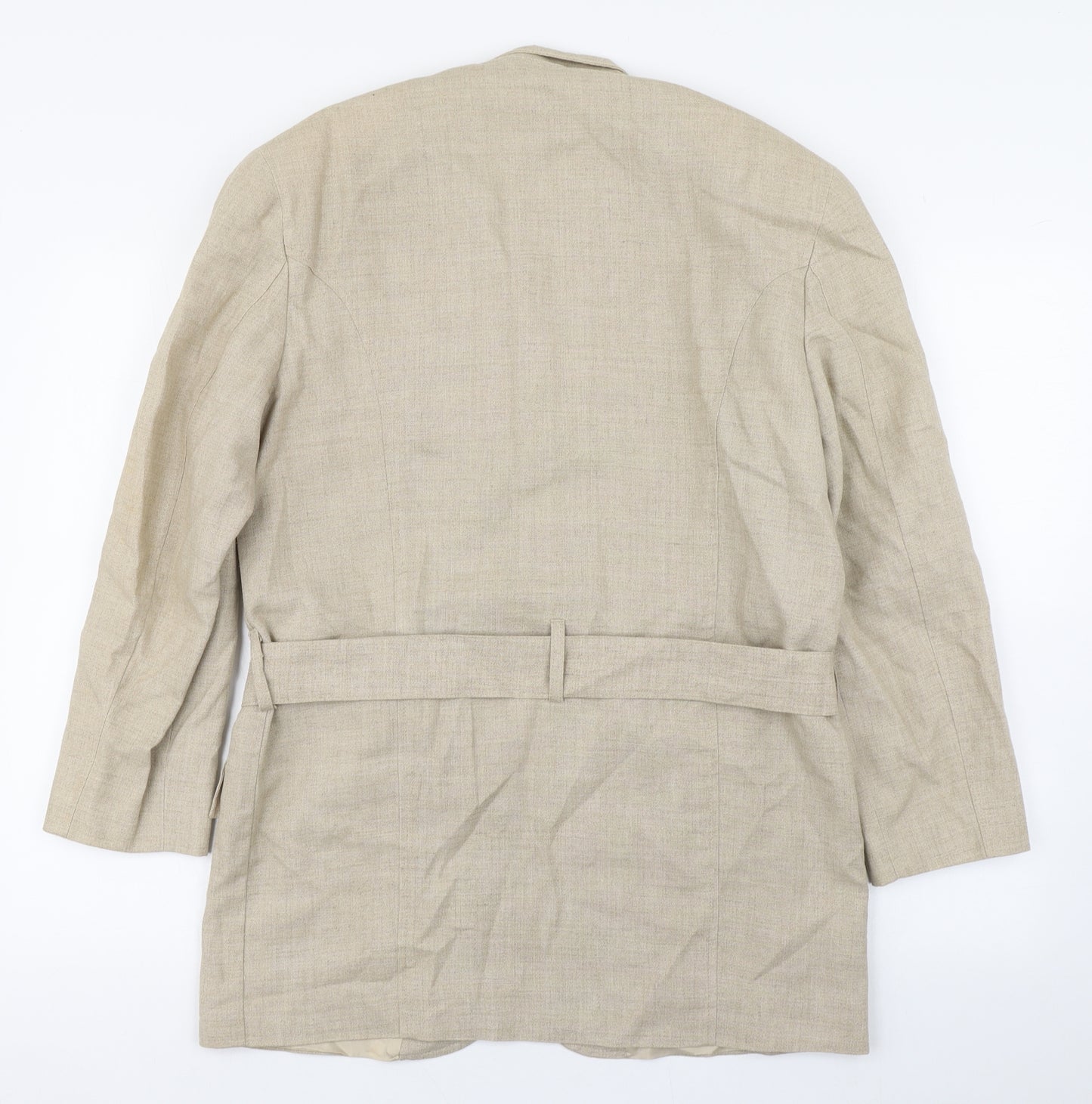 Next Too Womens Beige   Trench Coat Coat Size 12  Button