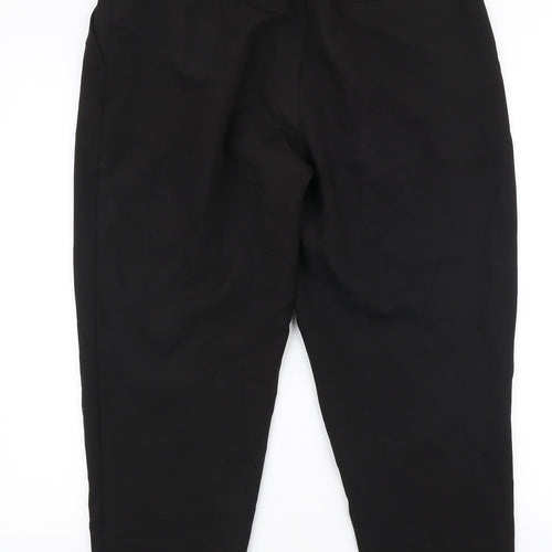 New Look Womens Black  Polyester Dress Pants Trousers Size 14 L27 in Regular Zip