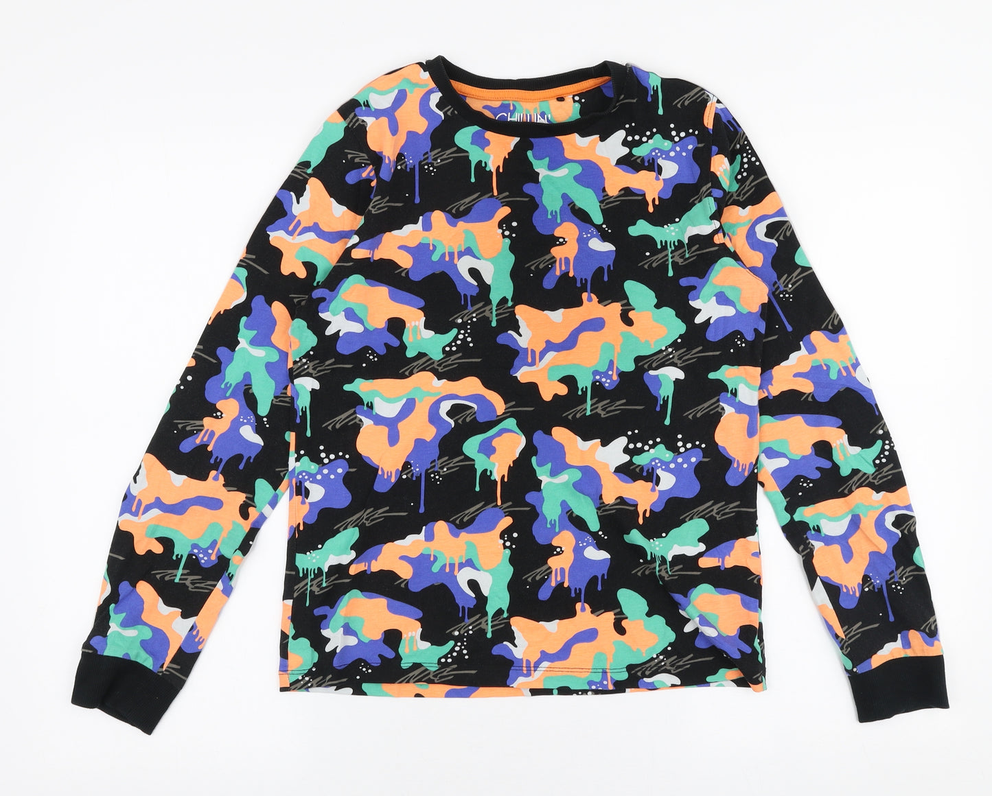 NEXT Boys Multicoloured  100% Cotton Jersey T-Shirt Size 13 Years Round Neck Pullover