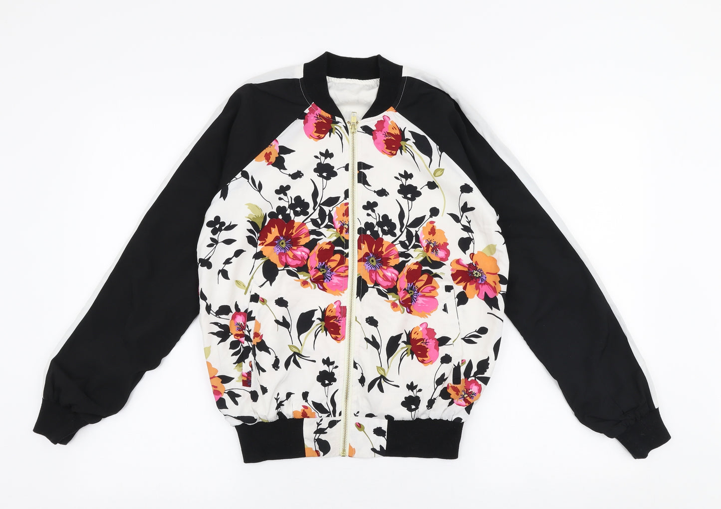 Preworn Womens Multicoloured Fair Isle  Bomber Jacket Jacket Size 6  Zip