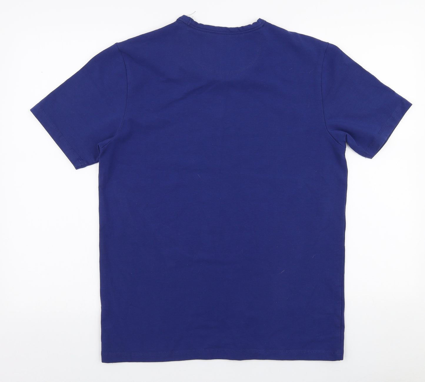 Diesel Womens Blue  Cotton Jersey T-Shirt Size M Round Neck