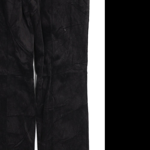 Hirsch Womens Brown  Cotton Trousers  Size 16 L30 in Regular Zip