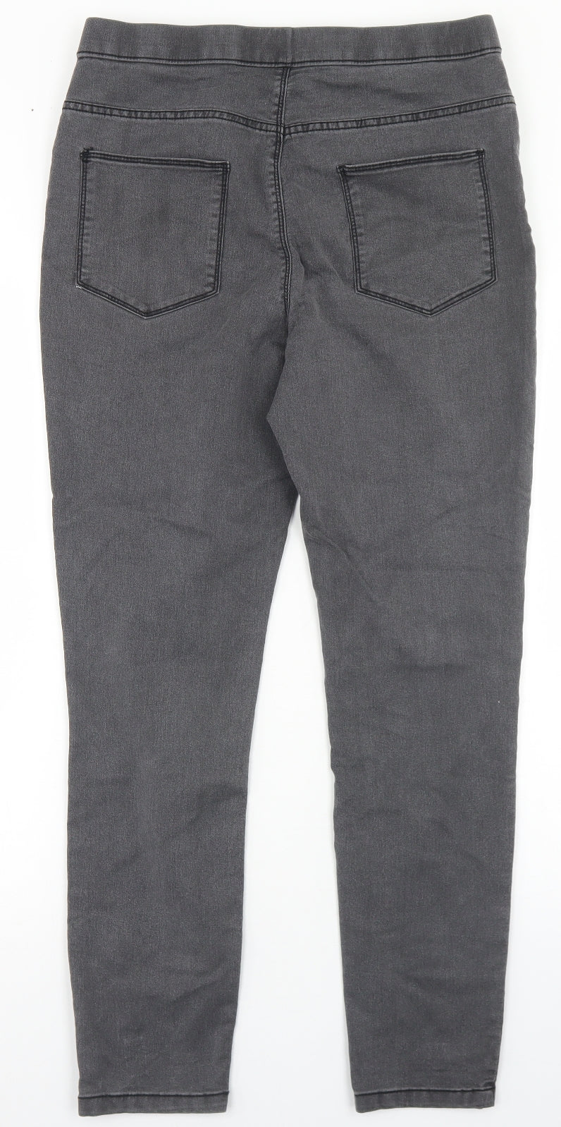 Dunnes Stores Womens Grey  Cotton Jegging Jeans Size 12 L27 in Regular