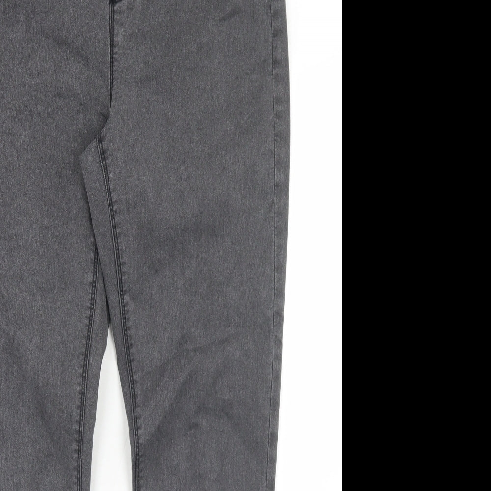 Dunnes Stores Womens Grey  Cotton Jegging Jeans Size 12 L27 in Regular