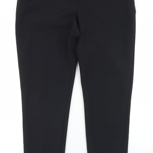 Primark Womens Black  Polyester Dress Pants Trousers Size 12 L26 in Regular Hook & Eye
