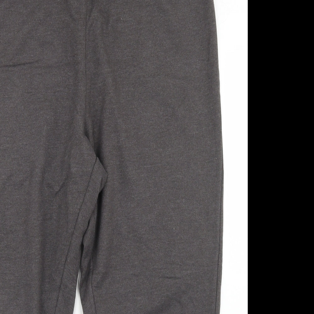 George Womens Grey  Cotton Jogger Trousers Size 16 L23 in Regular Drawstring - Short Leg