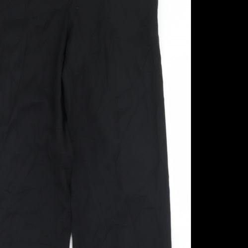 NEXT Womens Black  Polyester Dress Pants Trousers Size 12 L29 in Regular Hook & Eye