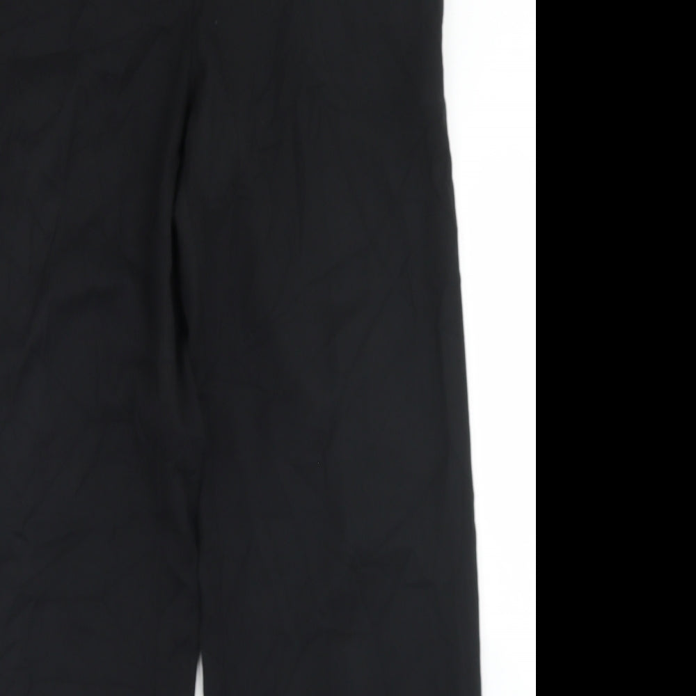 NEXT Womens Black  Polyester Dress Pants Trousers Size 12 L29 in Regular Hook & Eye