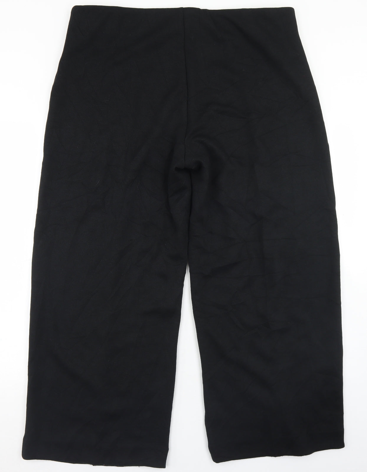 Marks and Spencer Womens Black  Polyester Trousers  Size 20 L26 in Regular