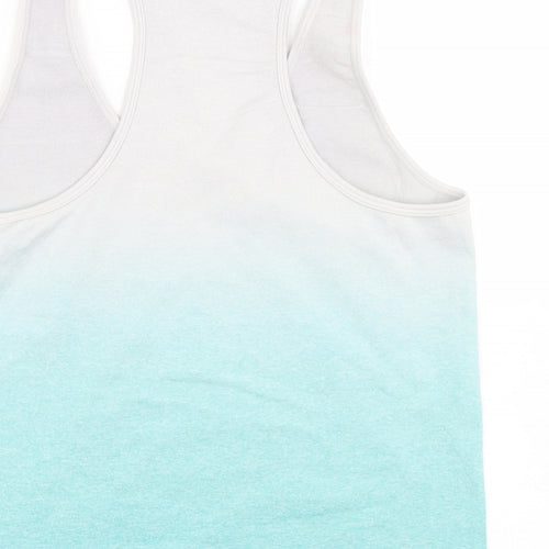 Boohoo Womens Grey  Polyamide Basic Tank Size M Round Neck