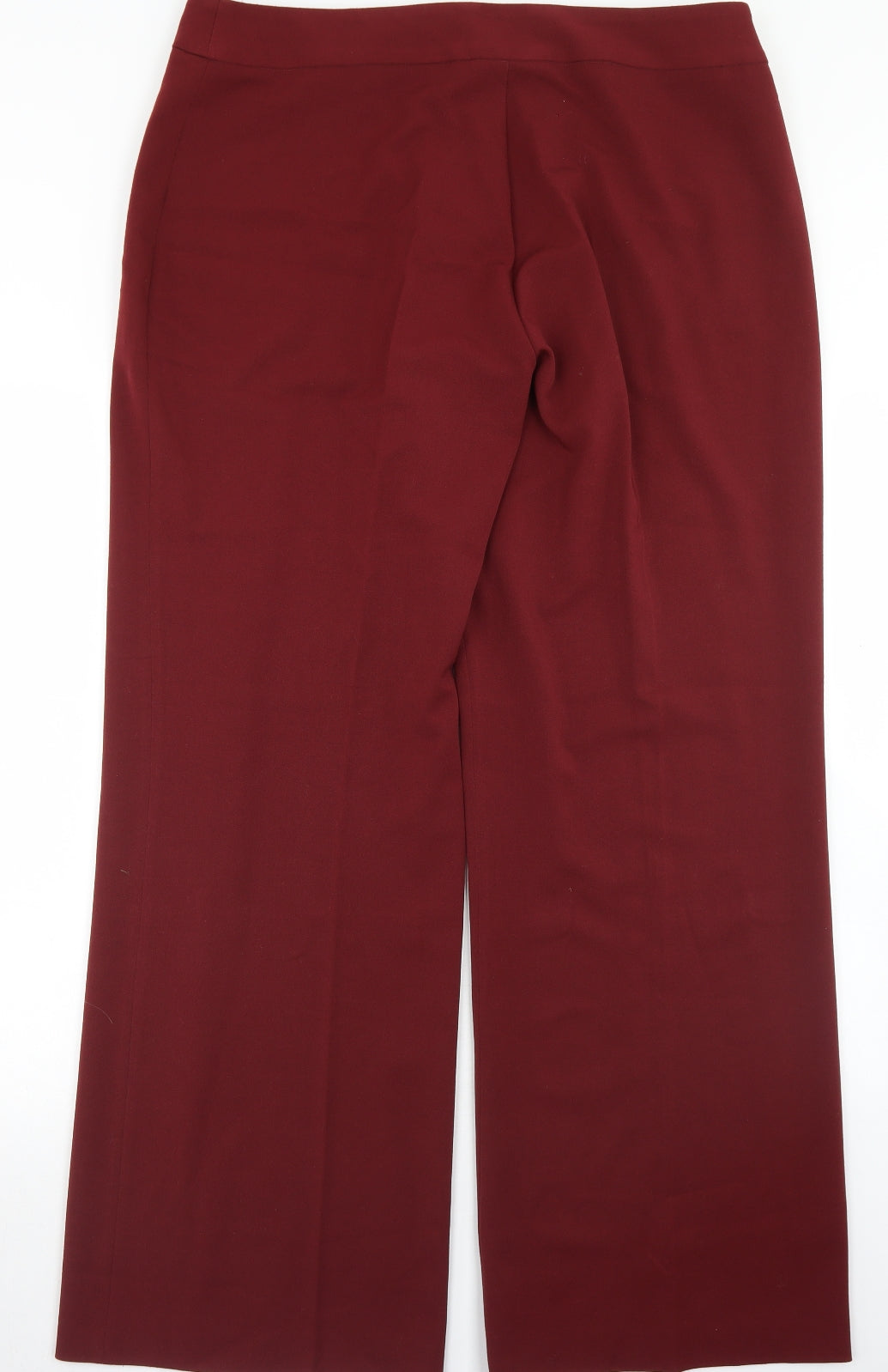 Avalon Womens Red  Polyester Dress Pants Trousers Size 18 L32 in Regular Hook & Eye