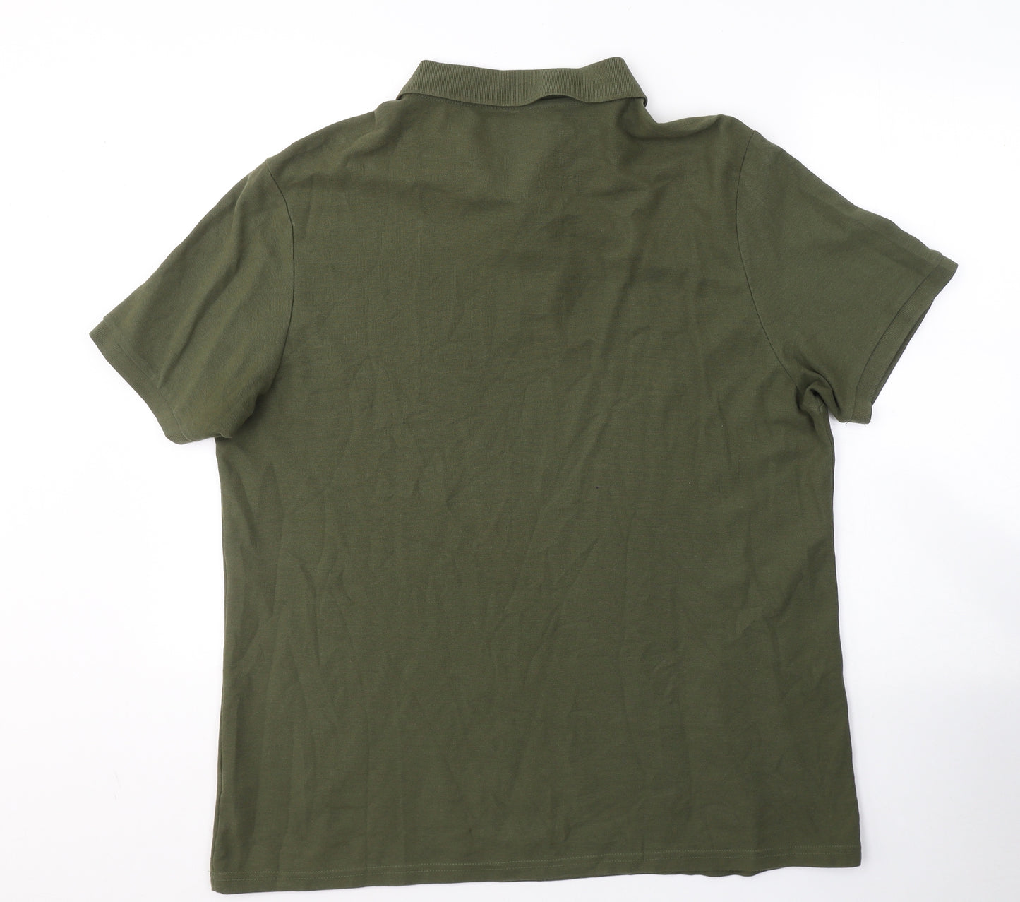 Primark Mens Green  Cotton  T-Shirt Size 2XL Collared
