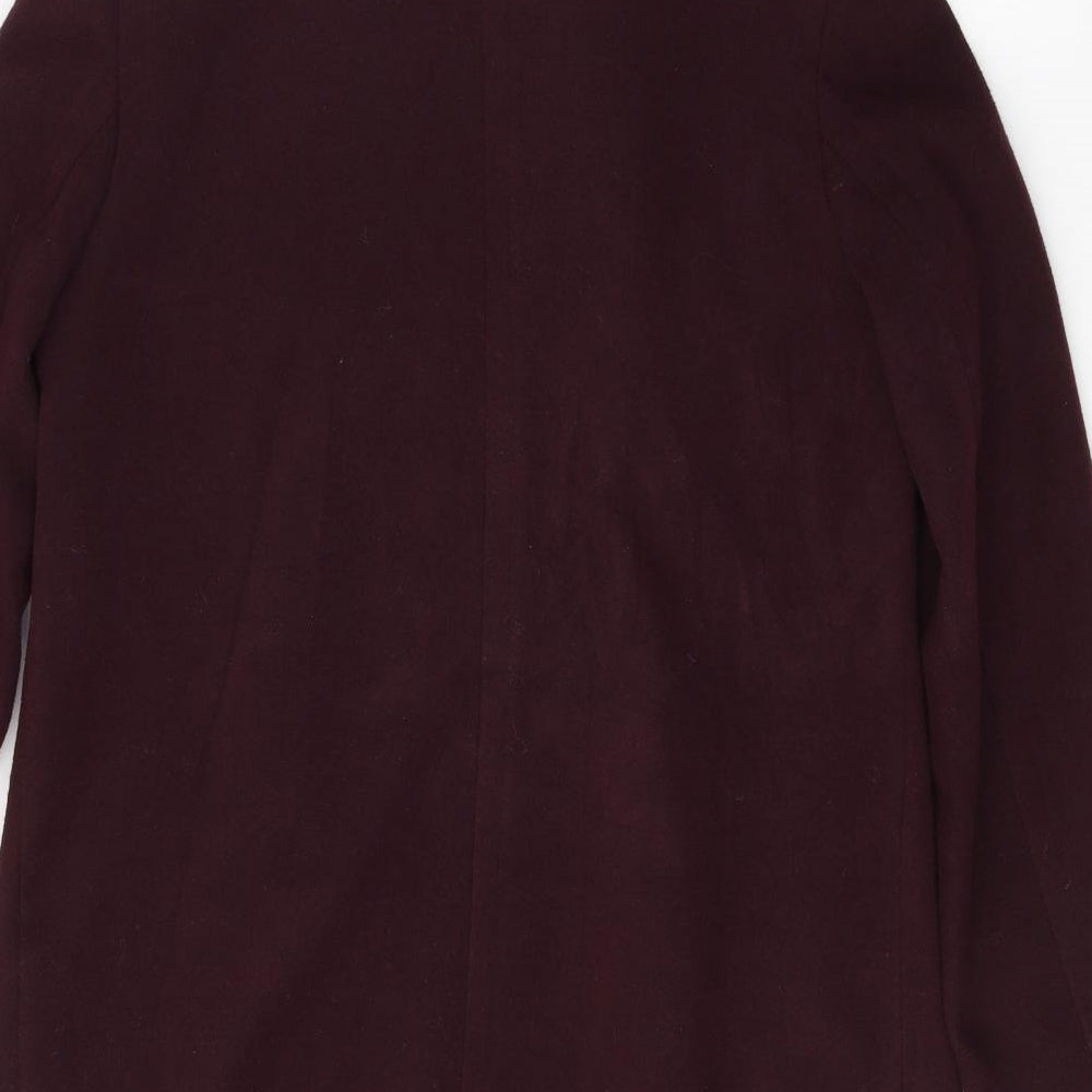 Dunnes Stores Womens Purple   Pea Coat Coat Size 14  Zip