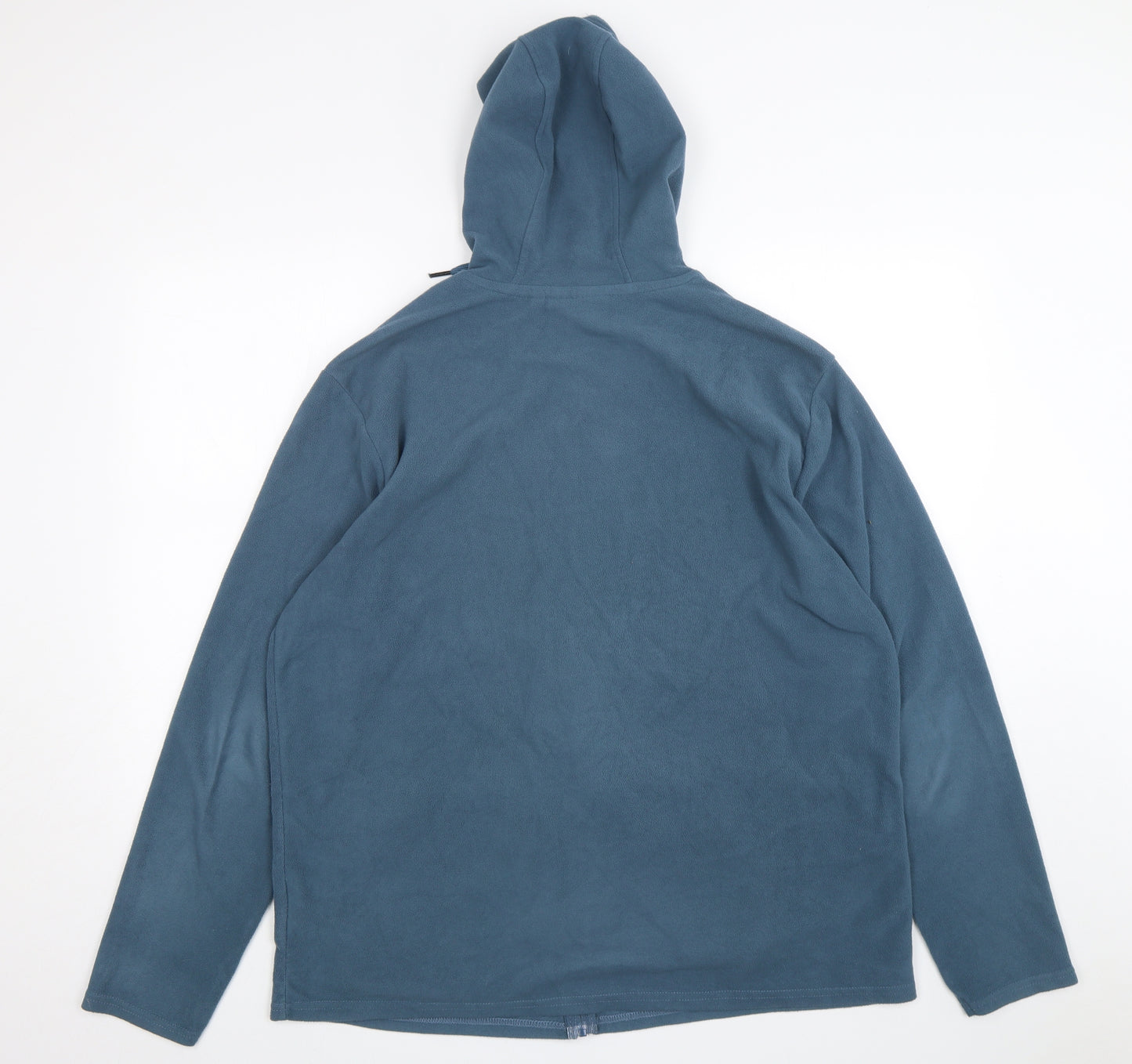 Mountain Warehouse Mens Green  Polyester Full Zip Hoodie Size XL