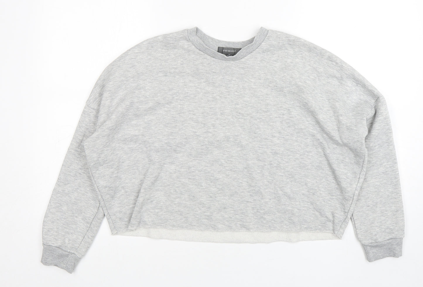 Primark Womens Green  Polyester Pullover Sweatshirt Size 6  Pullover - Cropped