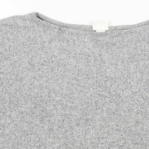 H&M Womens Grey  Polyester Pullover Sweatshirt Size M  Pullover