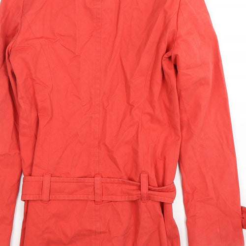River Island  Womens Pink   Overcoat Coat Size 8  Button
