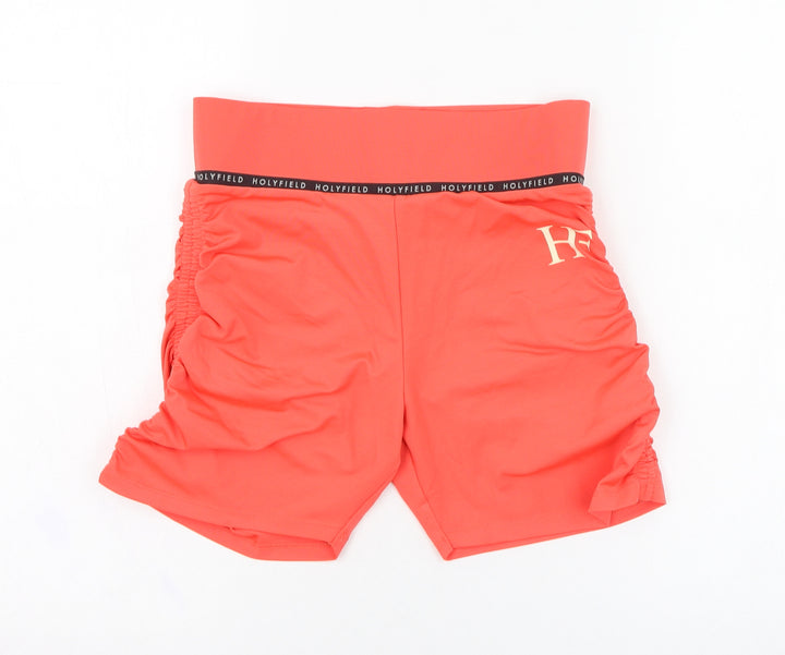 Hollyfield Girls Pink  Polyester Compression Shorts Size 14-15 Years  Regular