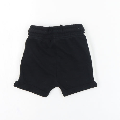 George Boys Black  Cotton Cropped Trousers Size 18-24 Months  Pullover