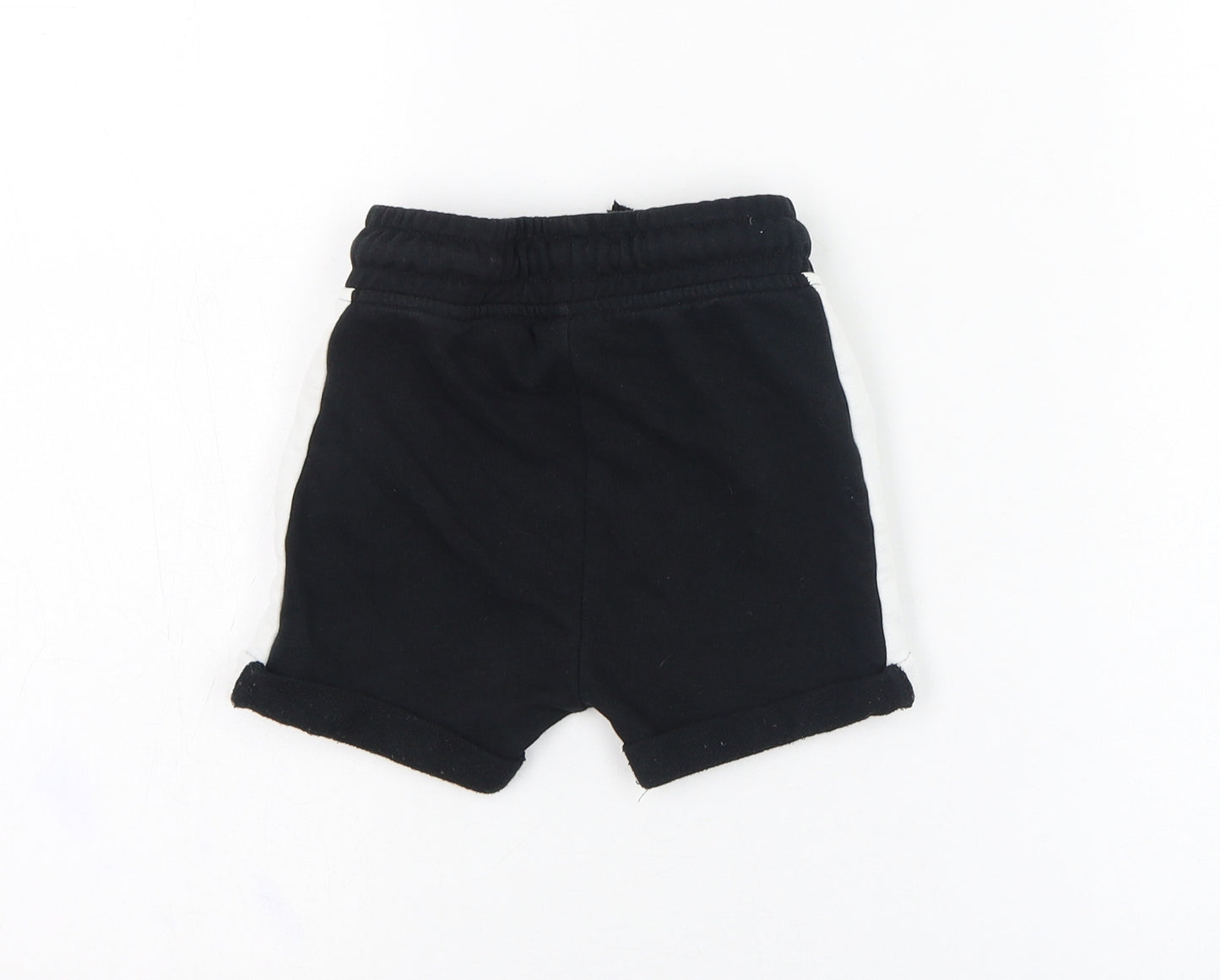 George Boys Black  Cotton Cropped Trousers Size 18-24 Months  Pullover