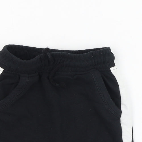 George Boys Black  Cotton Cropped Trousers Size 18-24 Months  Pullover
