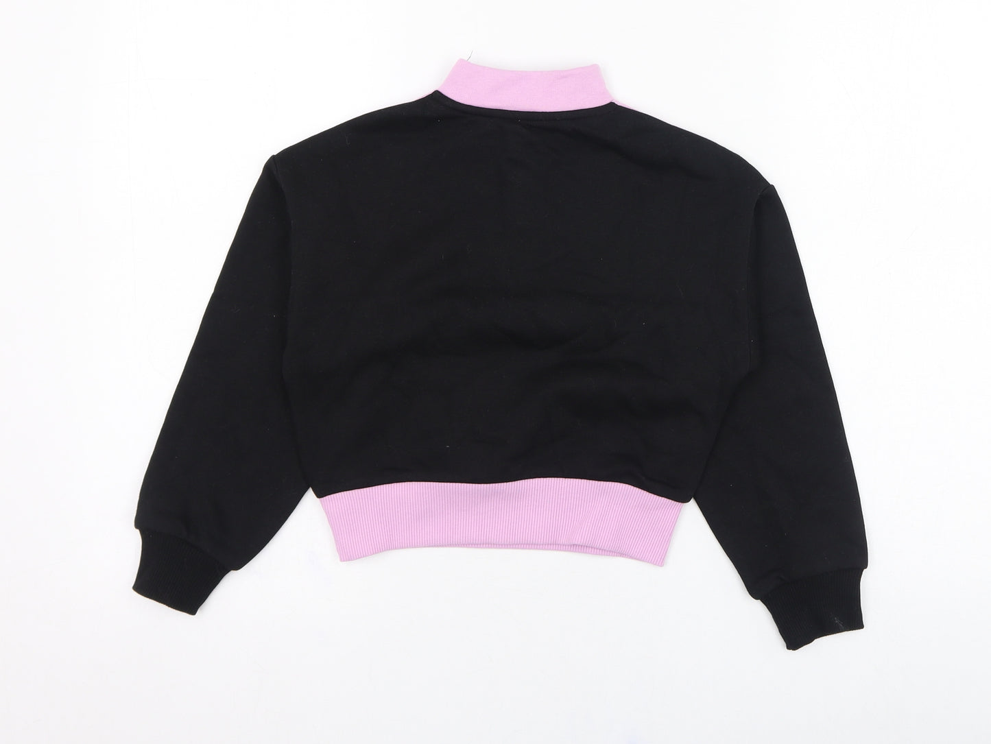 Dunnes Stores Girls Black  Polyester Pullover Sweatshirt Size 8 Years  Pullover - New York