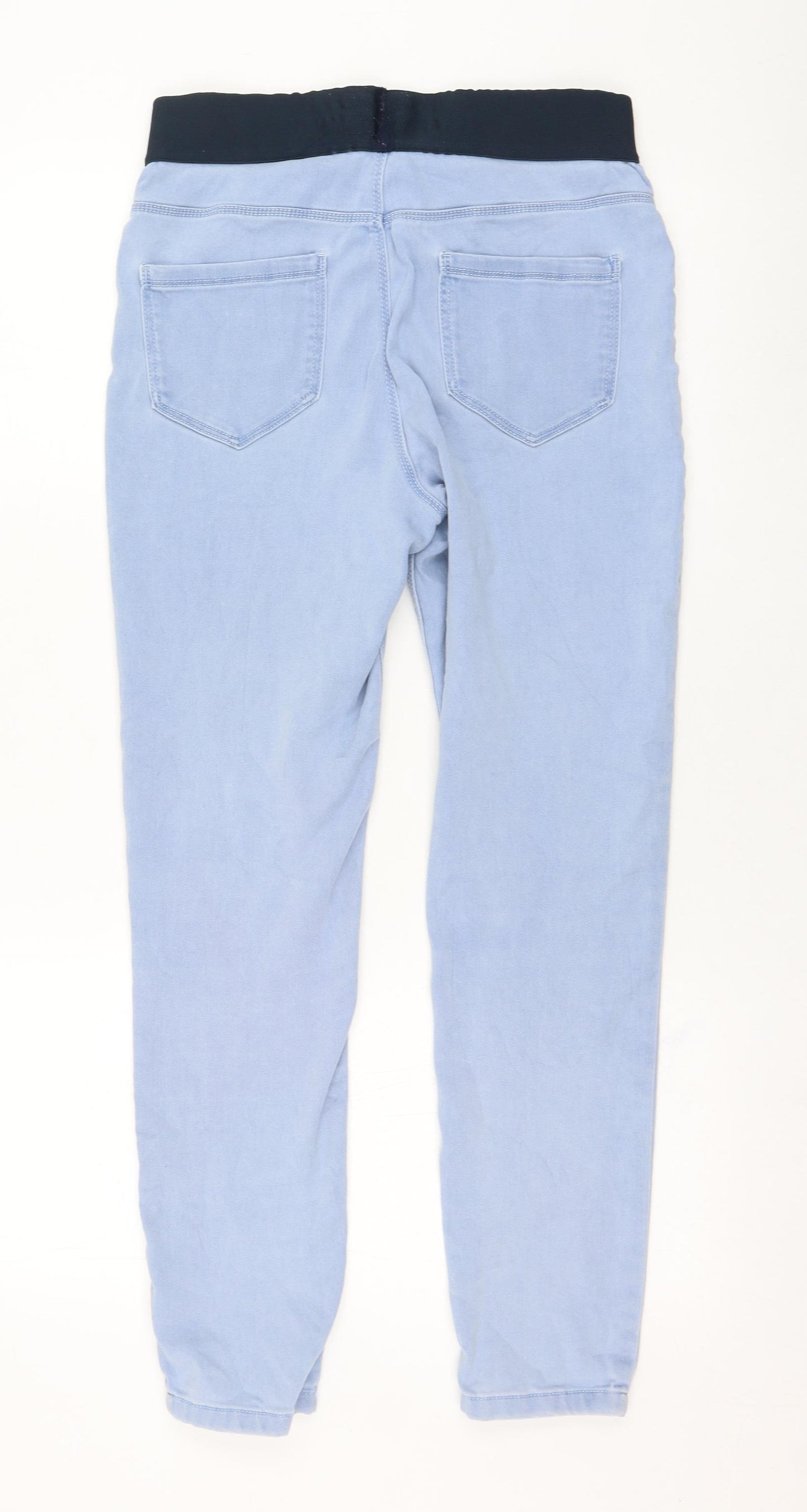 George Womens Blue  Cotton Jegging Leggings Size 12 L26 in